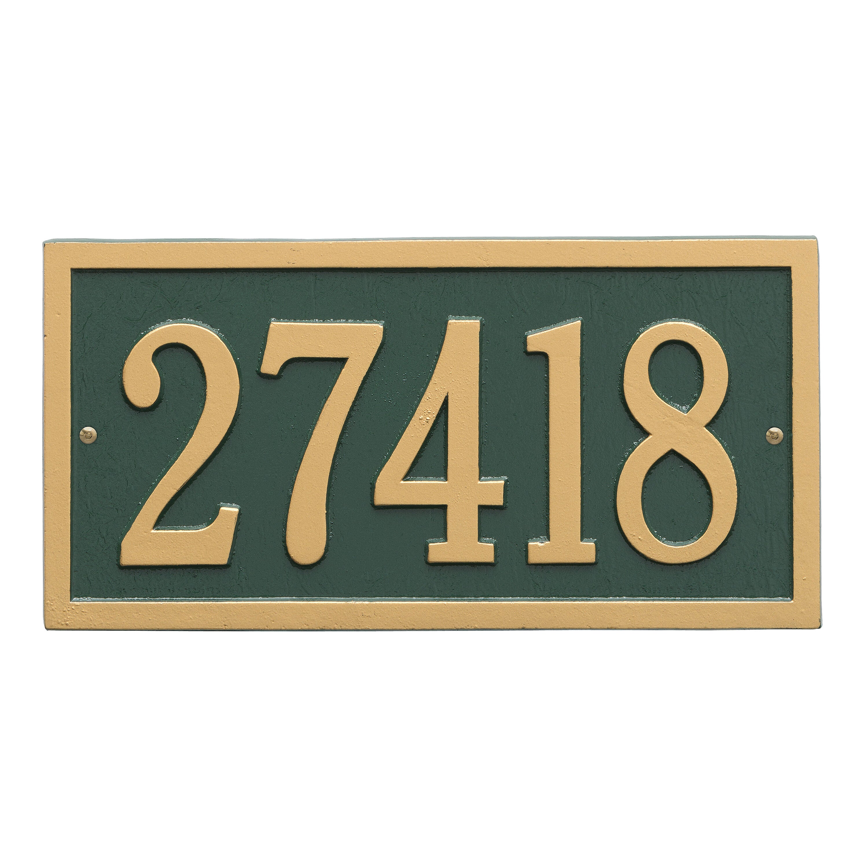 Bismark Wall Address Plaque