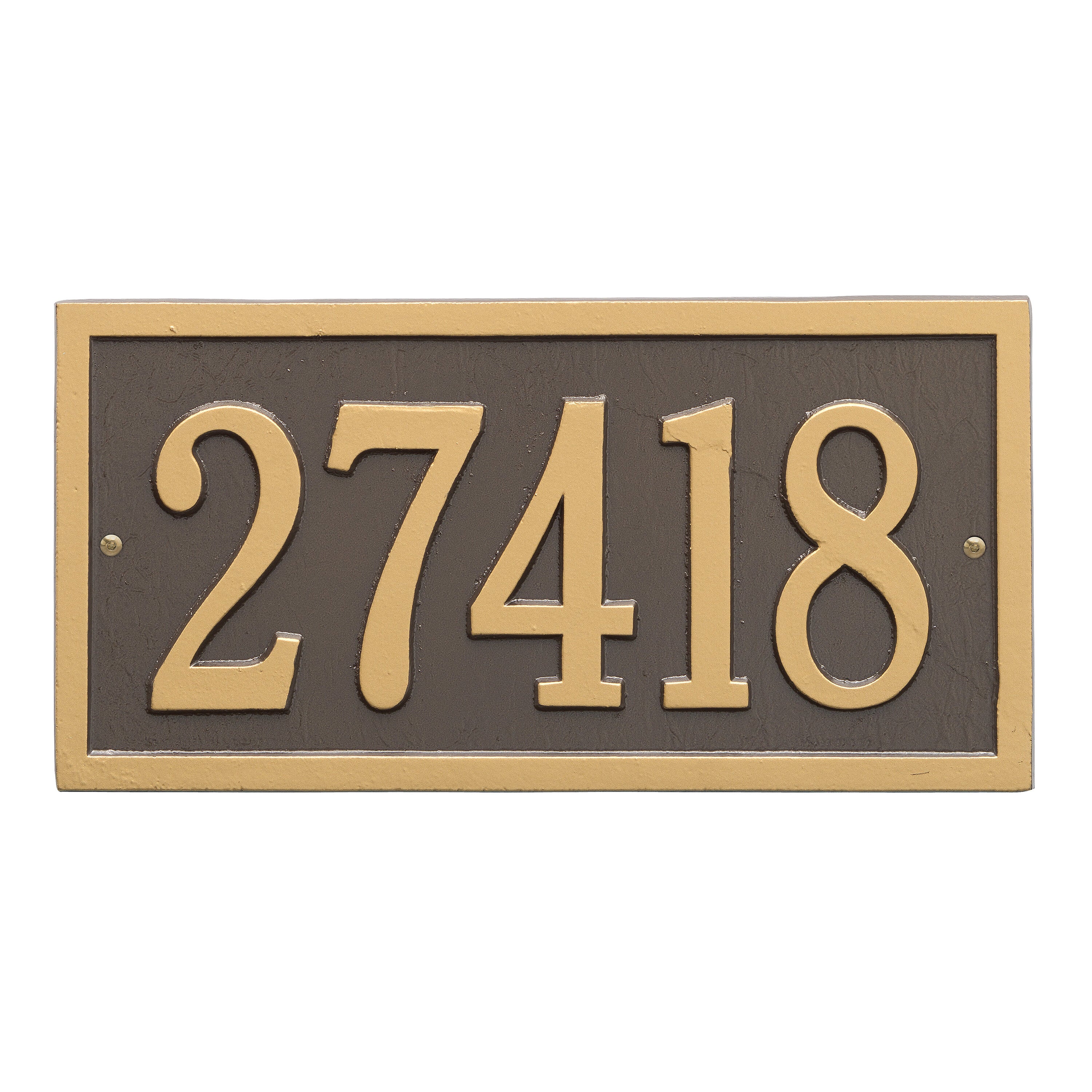 Bismark Wall Address Plaque