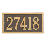 Bismark Wall Address Plaque