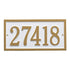 Bismark Wall Address Plaque