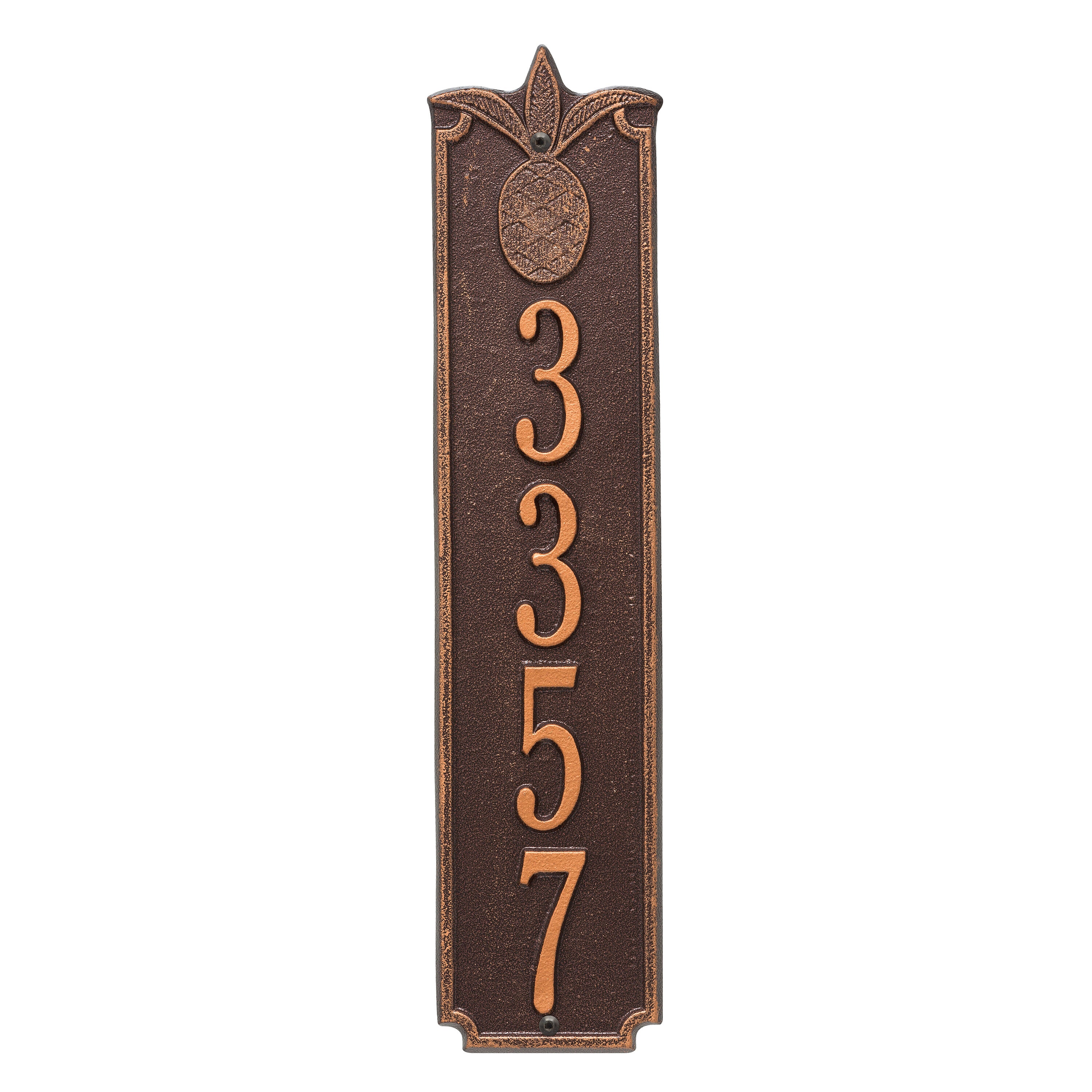 Pineapple Vertical Wall Plaque
