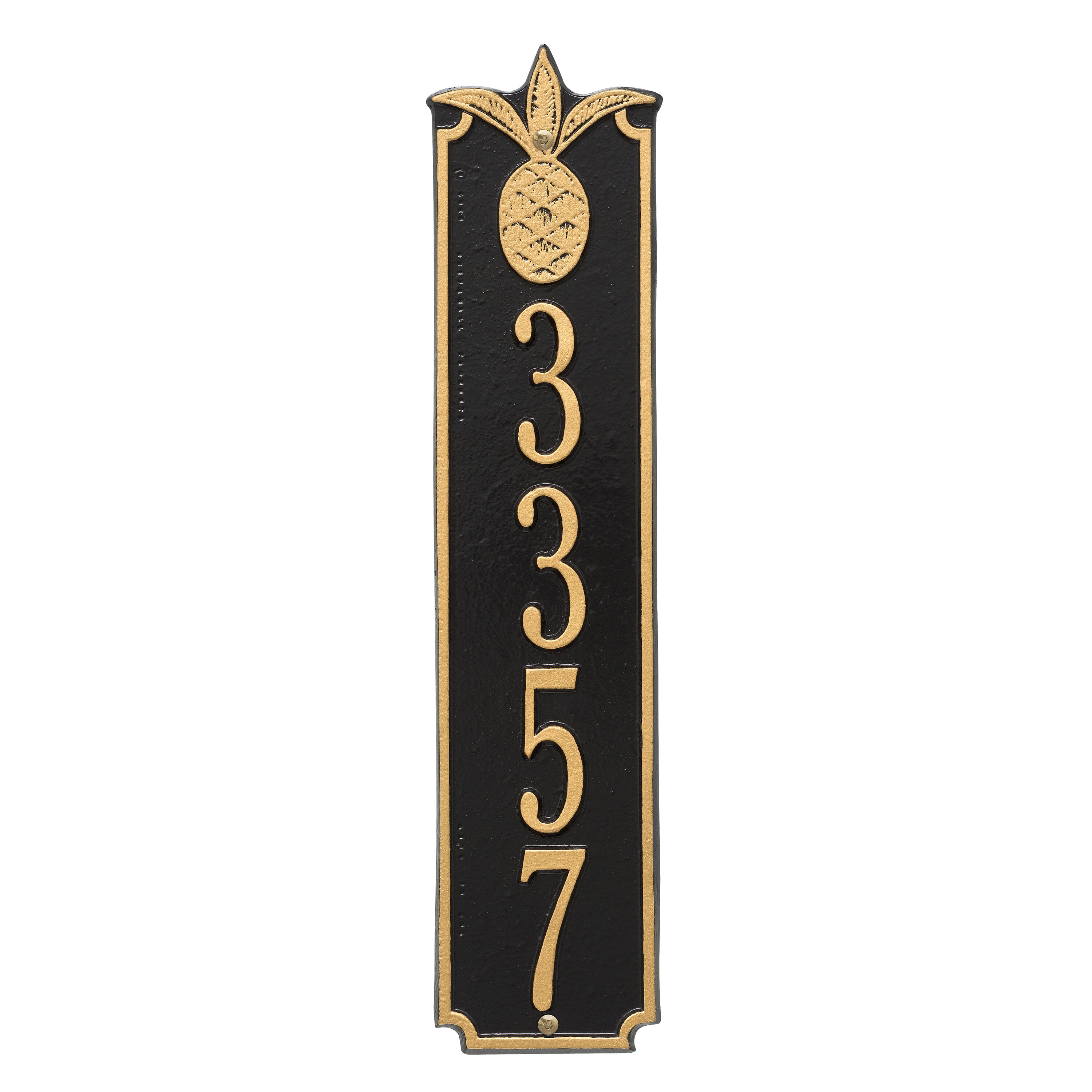 Pineapple Vertical Wall Plaque