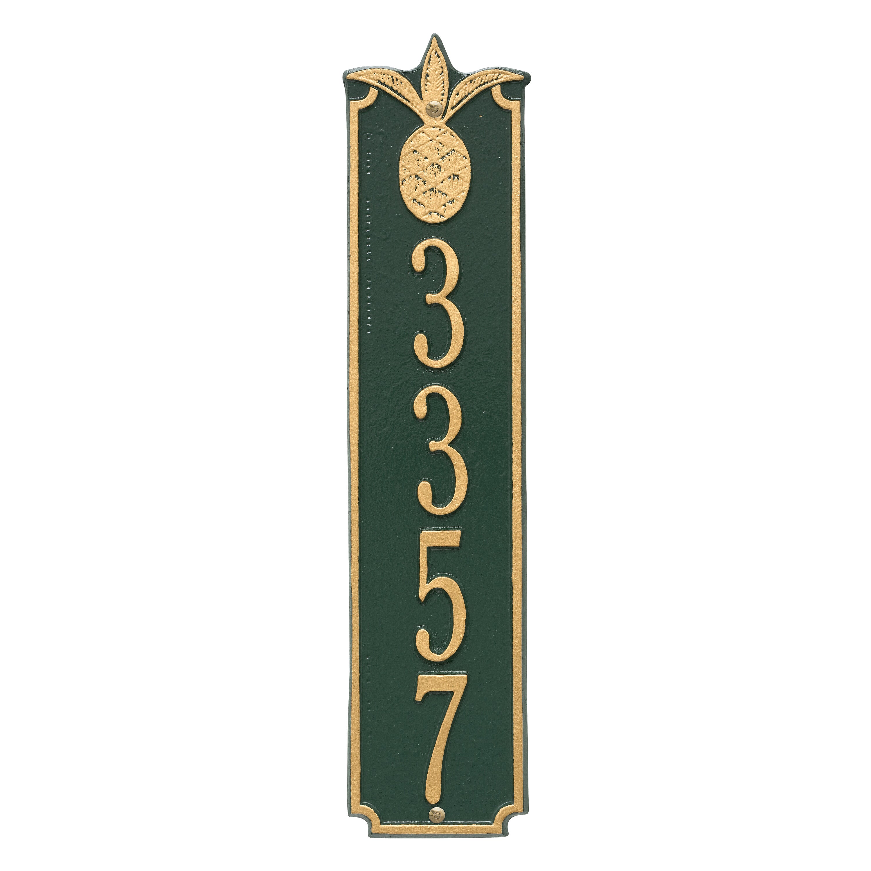 Pineapple Vertical Wall Plaque