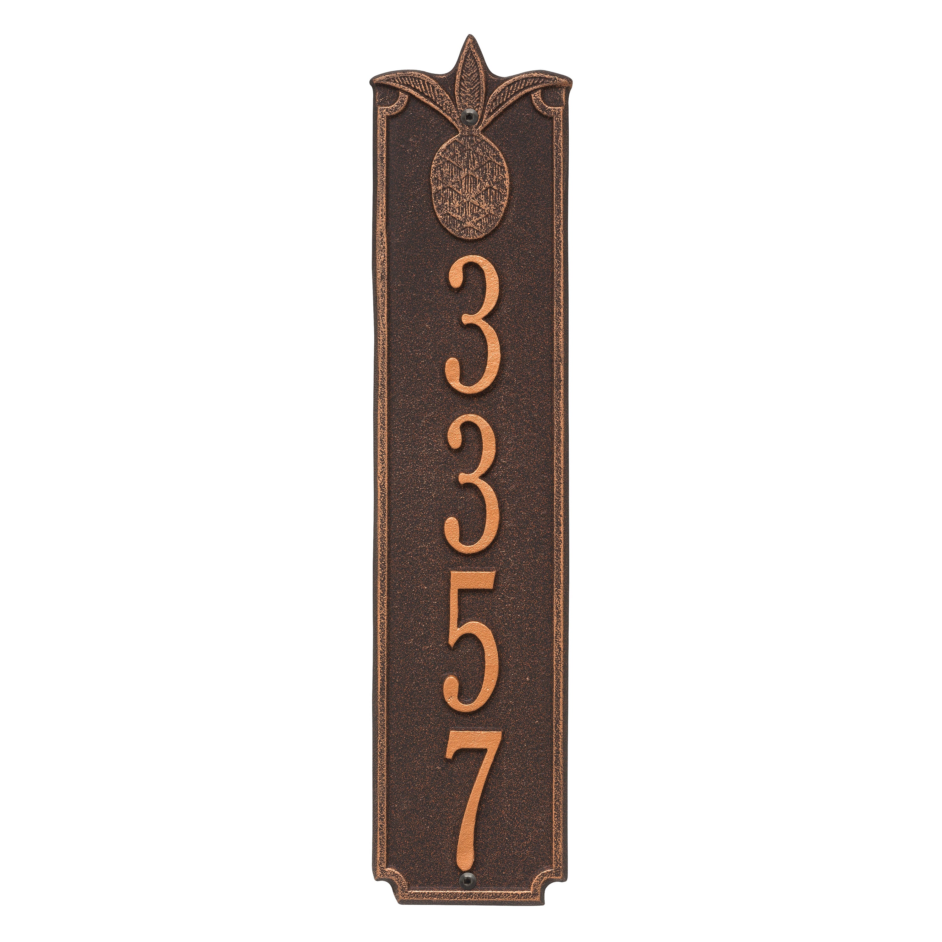 Pineapple Vertical Wall Plaque