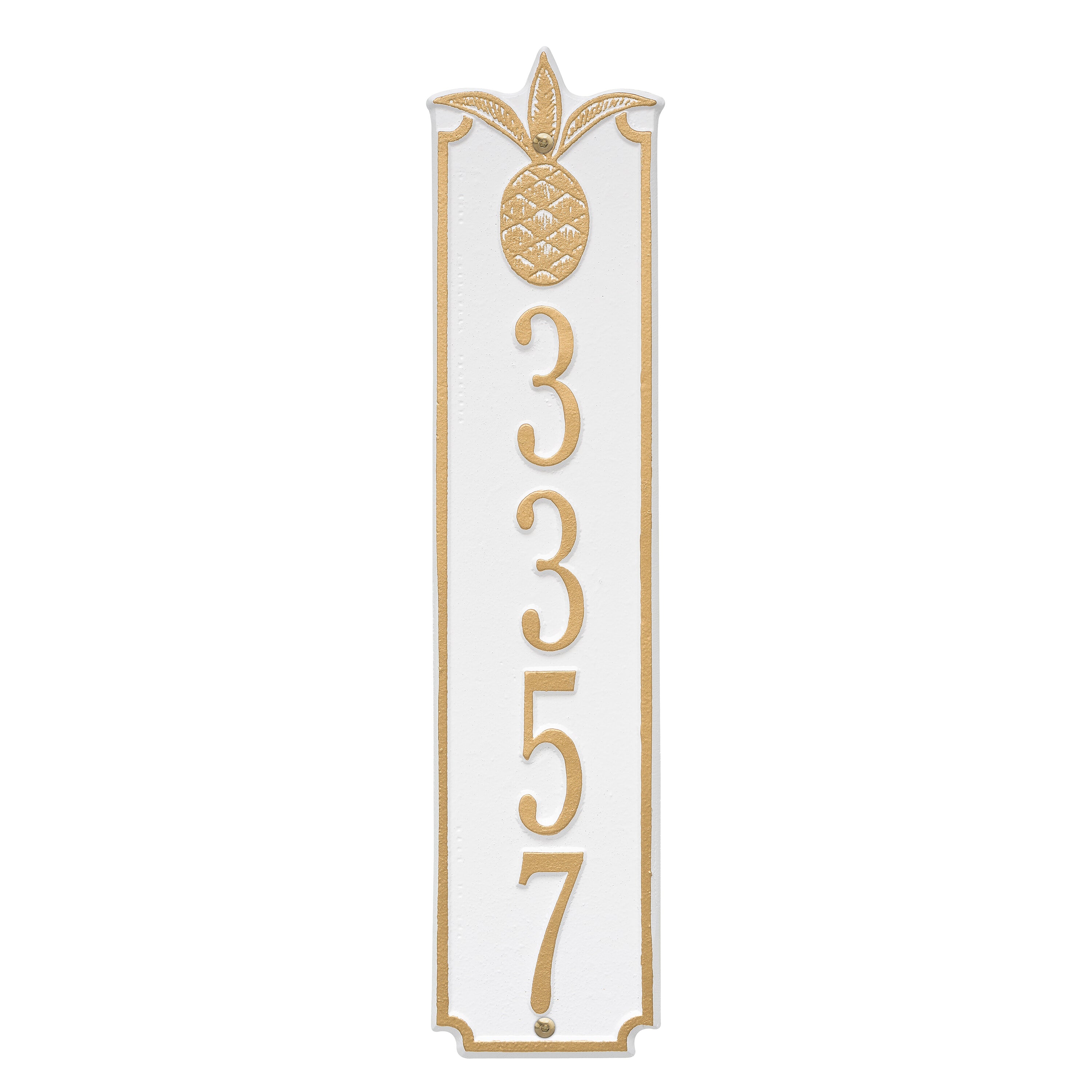 Pineapple Vertical Wall Plaque
