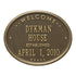 Welcome Oval "House" Plaque