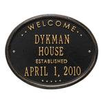 Welcome Oval "House" Plaque