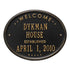 Welcome Oval "House" Plaque