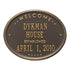 Welcome Oval "House" Plaque