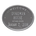 Welcome Oval "House" Plaque