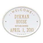 Welcome Oval "House" Plaque