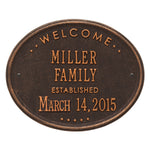 Welcome Oval "Family" Plaque