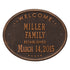 Welcome Oval "Family" Plaque