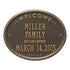 Welcome Oval "Family" Plaque