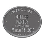 Welcome Oval "Family" Plaque