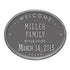 Welcome Oval "Family" Plaque