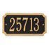 Cut Corner Standard Wall Address Plaque