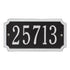 Cut Corner Standard Wall Address Plaque