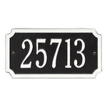 Cut Corner Standard Wall Address Plaque
