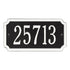 Cut Corner Standard Wall Address Plaque