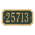 Cut Corner Standard Wall Address Plaque