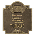 Emerson Monogram Wall Plaque