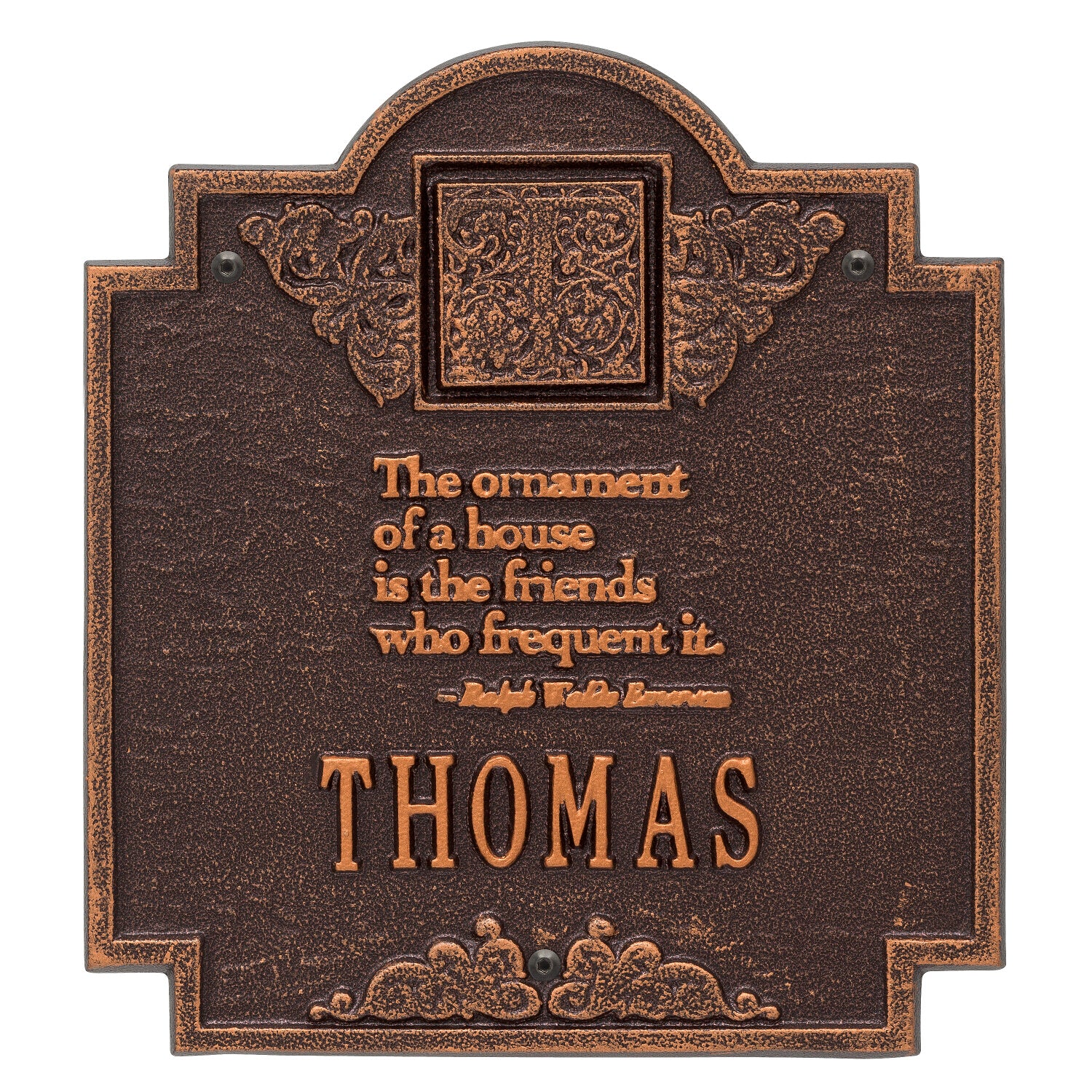 Emerson Monogram Wall Plaque