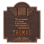 Emerson Monogram Wall Plaque