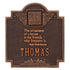 Emerson Monogram Wall Plaque
