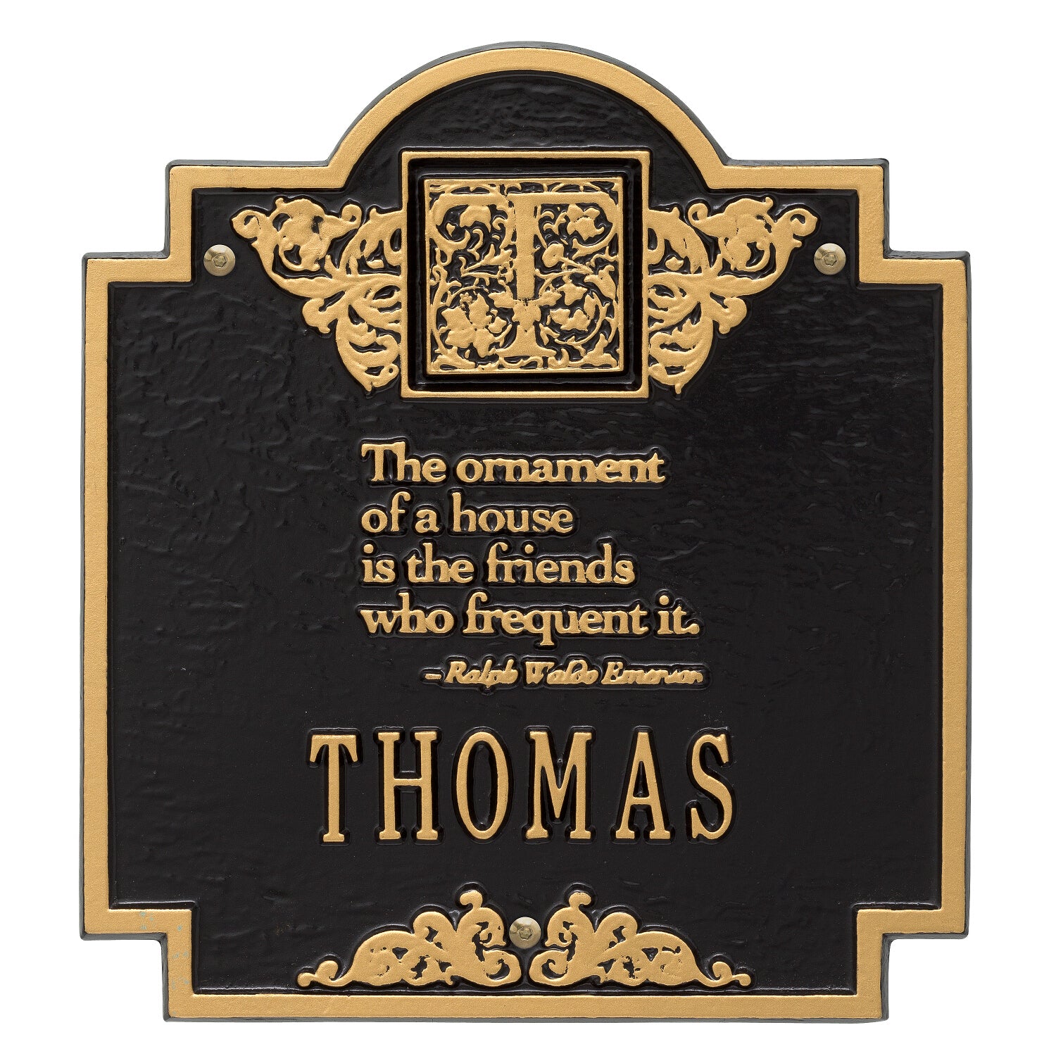 Emerson Monogram Wall Plaque
