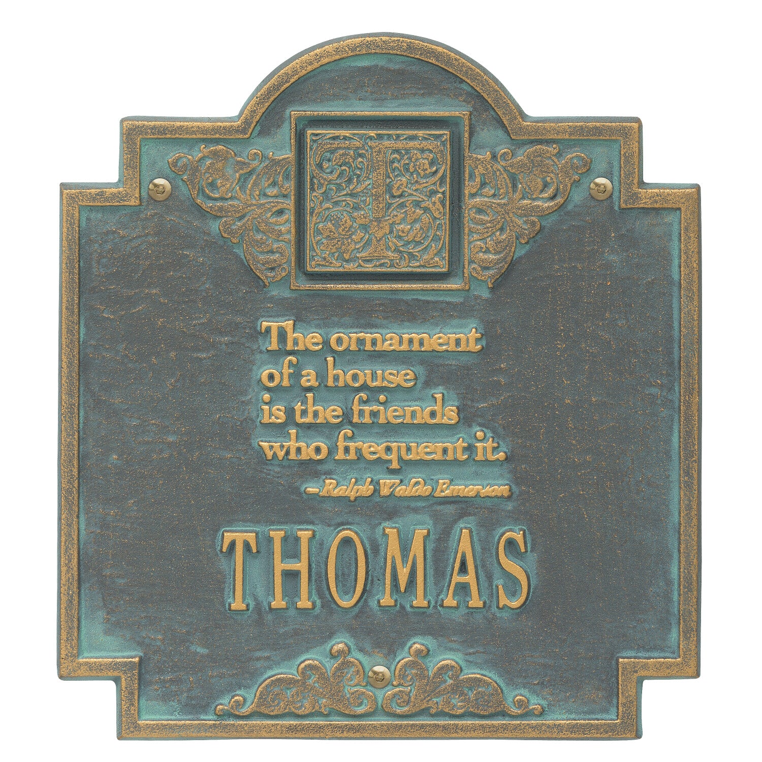Emerson Monogram Wall Plaque