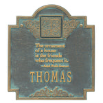 Emerson Monogram Wall Plaque