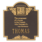 Emerson Monogram Wall Plaque