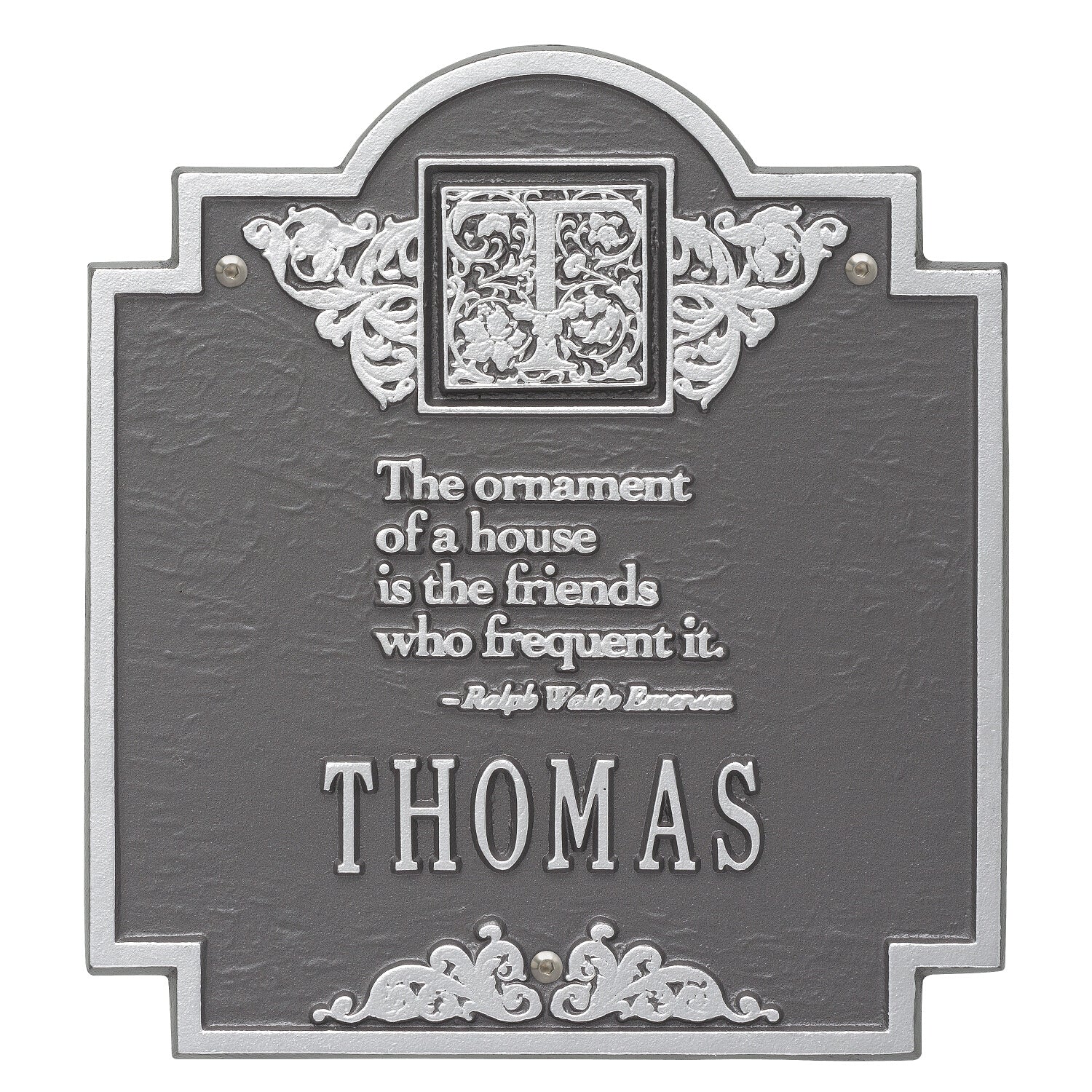 Emerson Monogram Wall Plaque