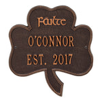 Shamrock Address Plaque