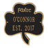 Shamrock Address Plaque