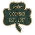 Shamrock Address Plaque