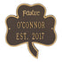 Shamrock Address Plaque