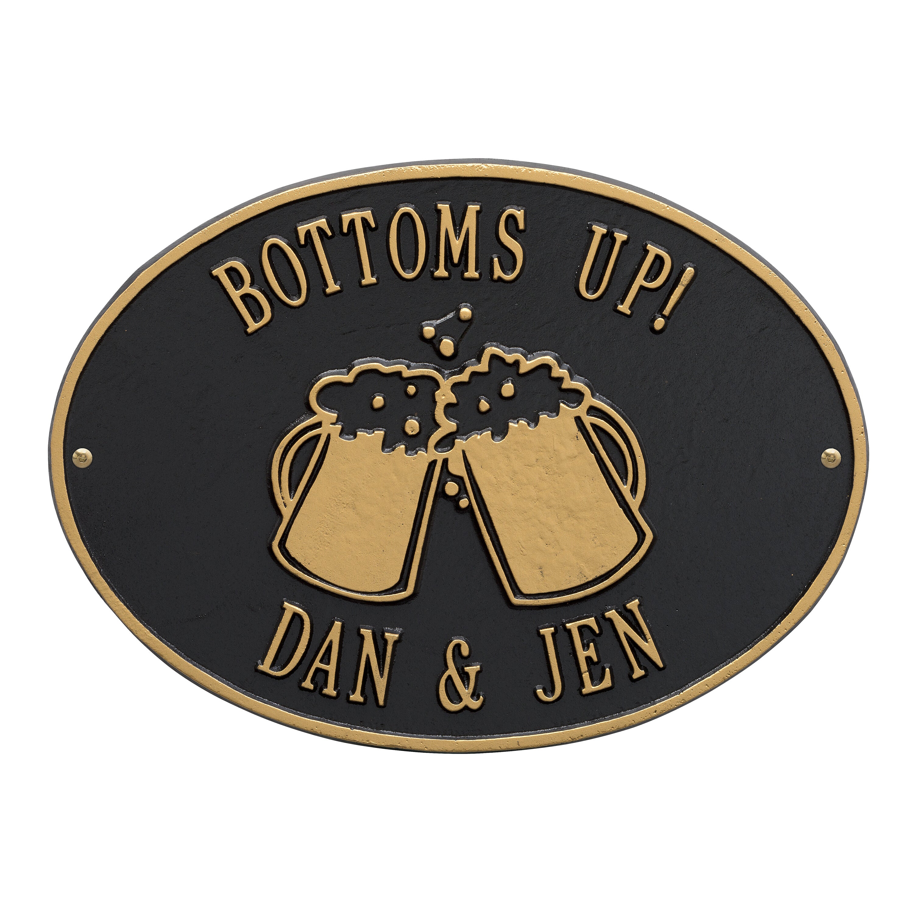 Beer Mugs Party Plaque