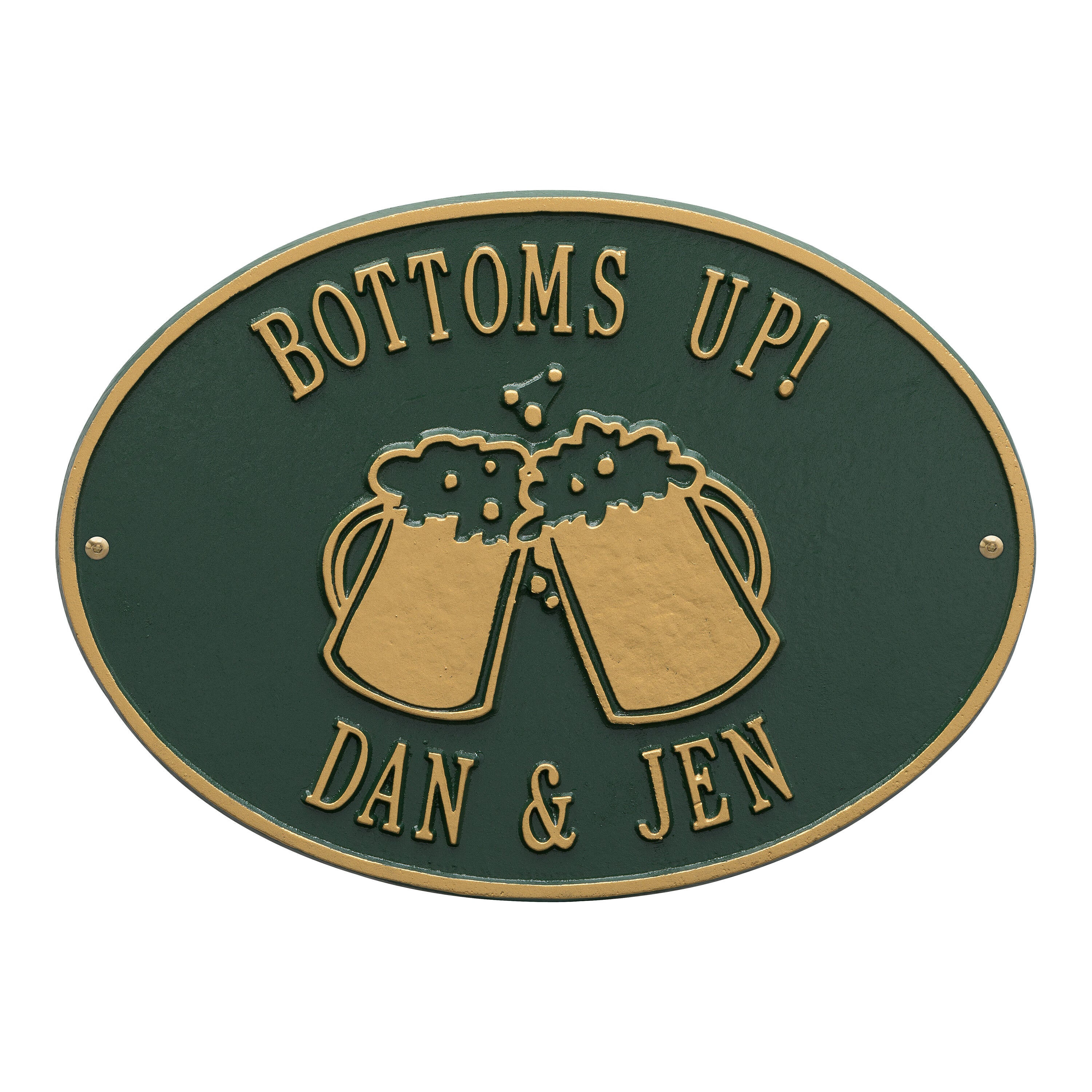 Beer Mugs Party Plaque