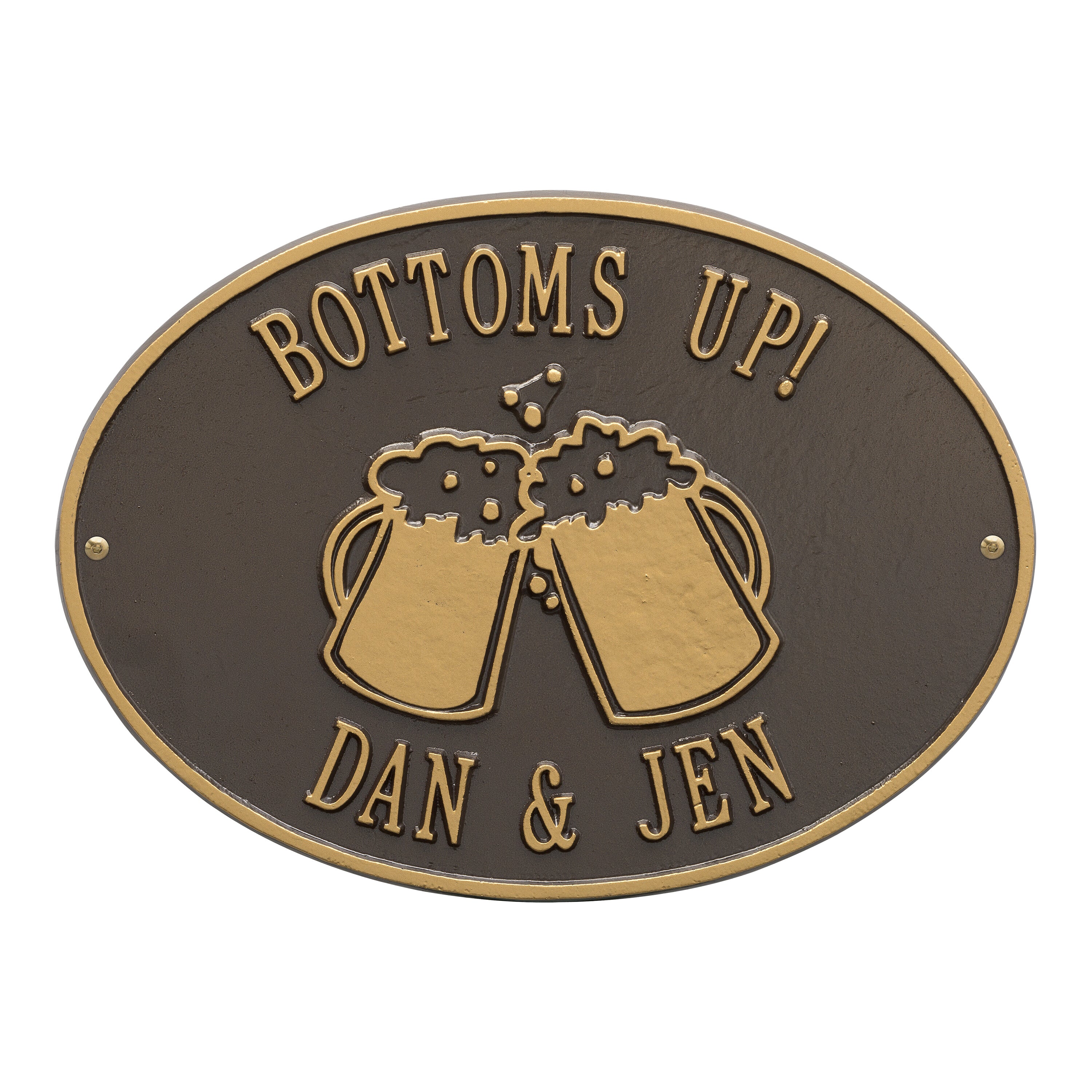 Beer Mugs Party Plaque