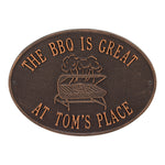 BBQ Grill Party Plaque