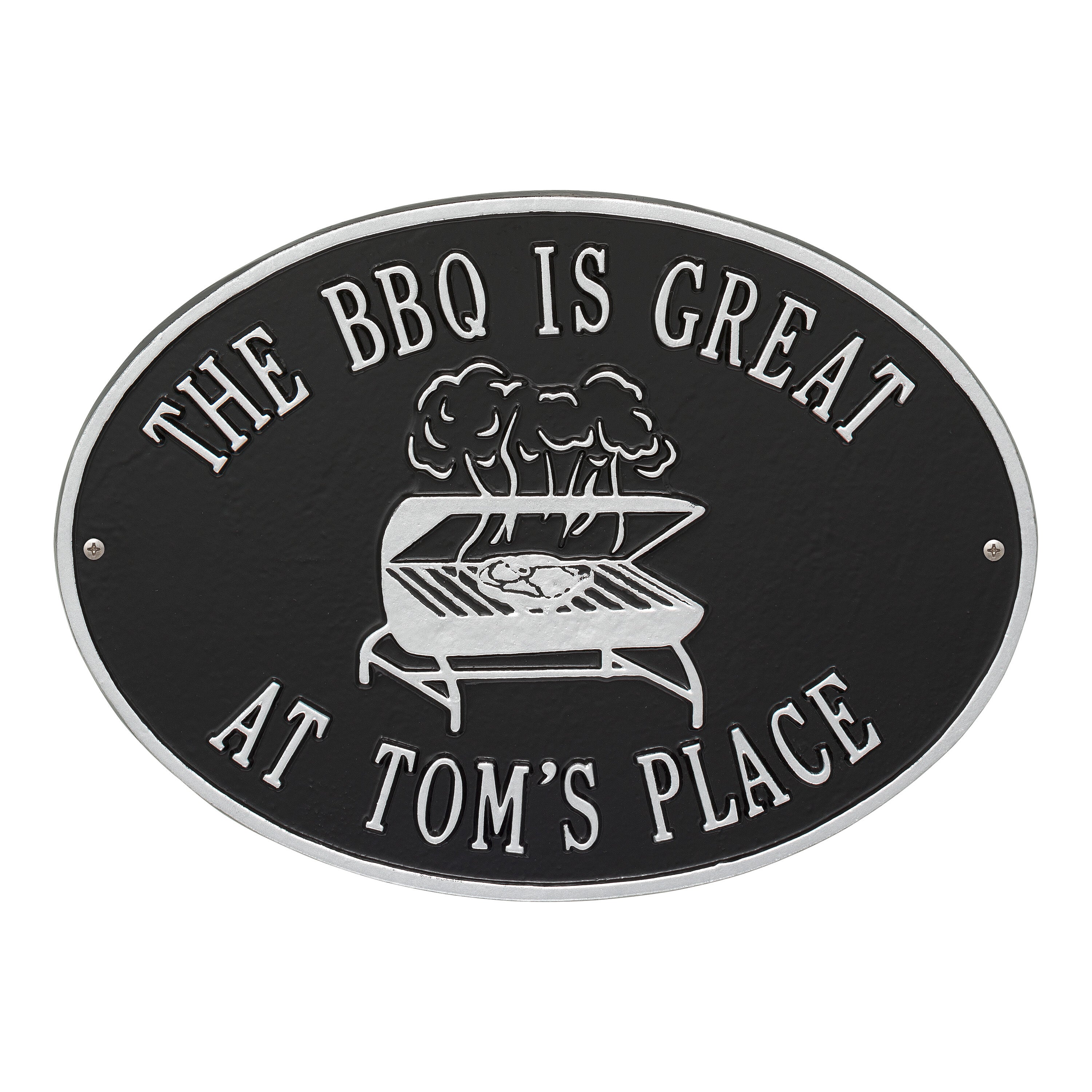 BBQ Grill Party Plaque