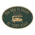 BBQ Grill Party Plaque