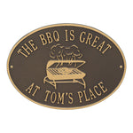 BBQ Grill Party Plaque