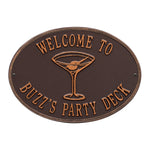 Martini Party Plaque
