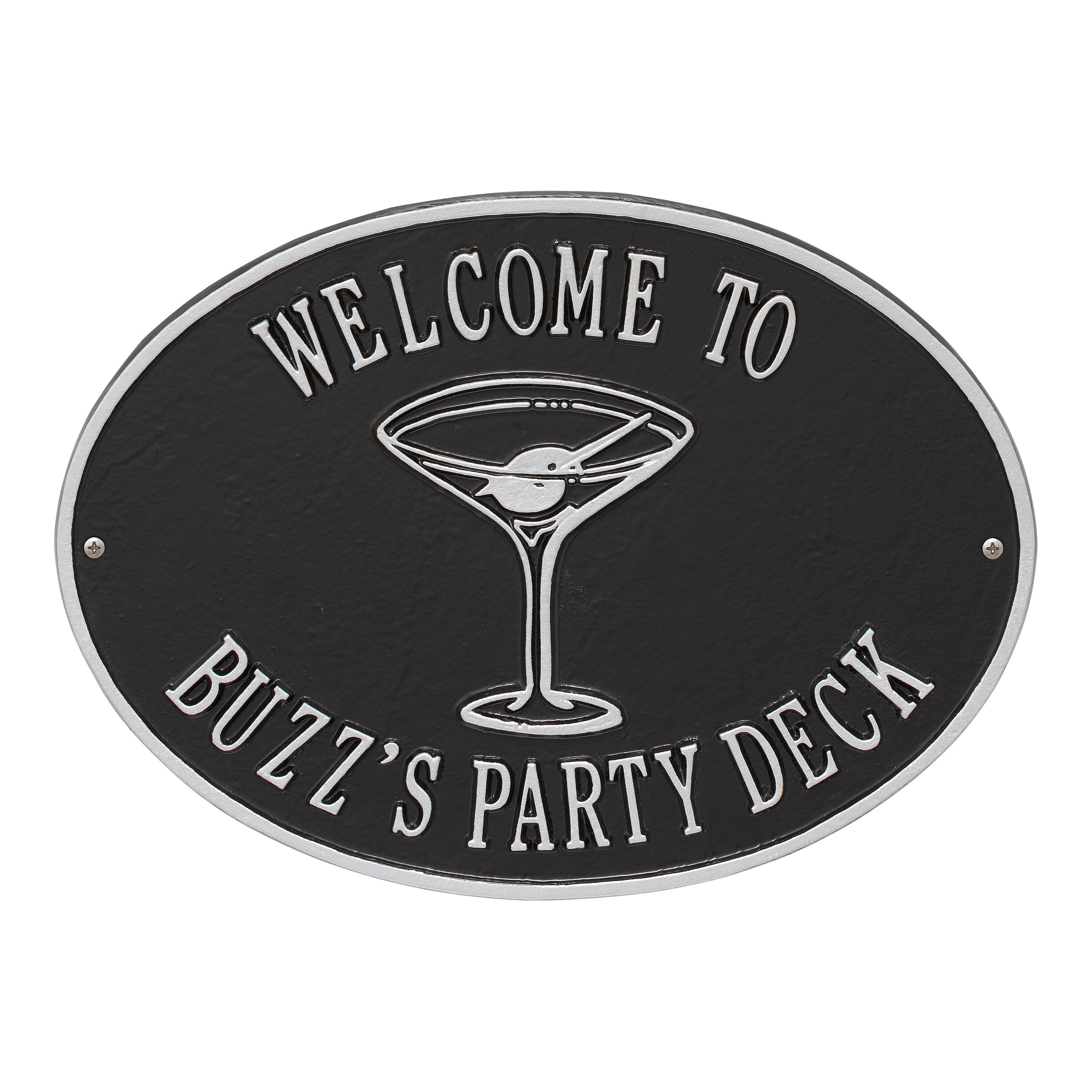 Martini Party Plaque