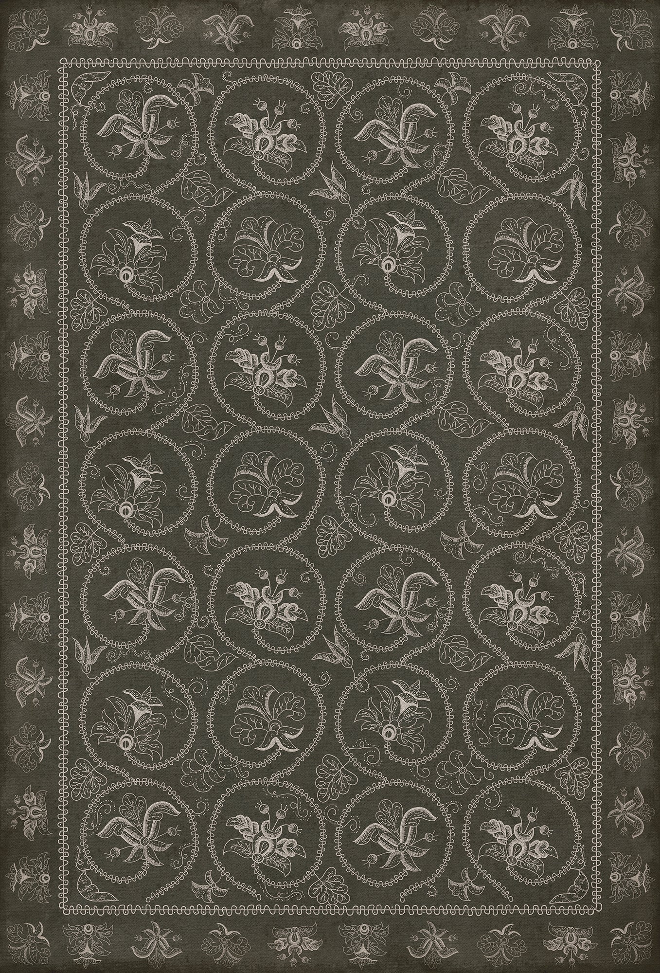Williamsburg - Crewelwork - Azalea