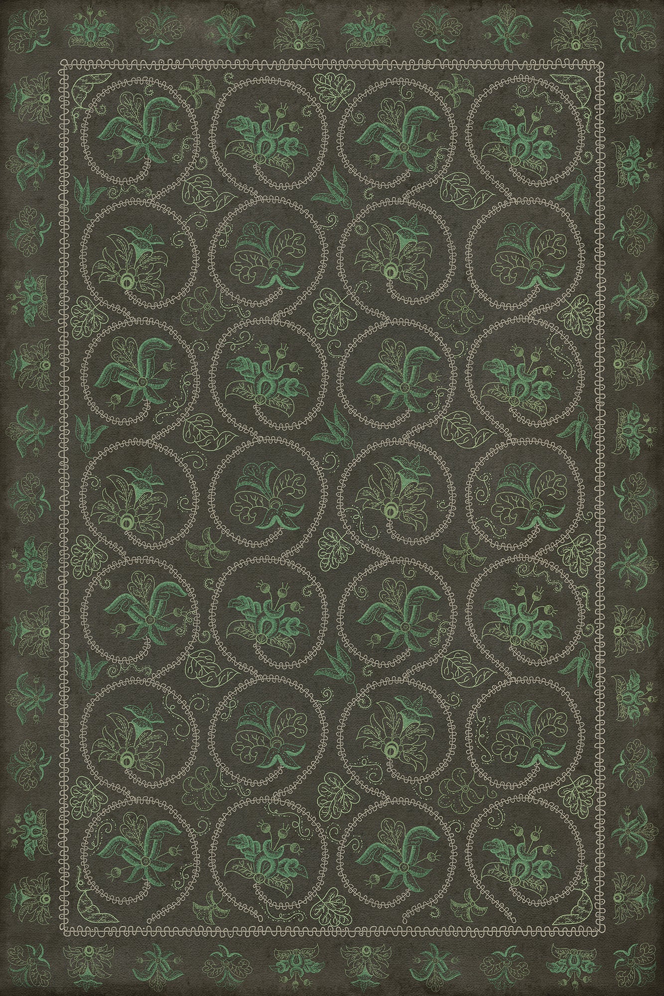 Williamsburg - Crewelwork - Beebalm