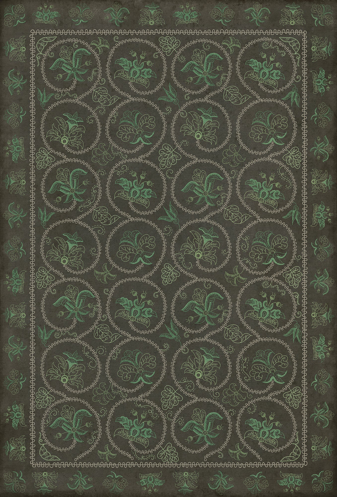 Williamsburg - Crewelwork - Beebalm